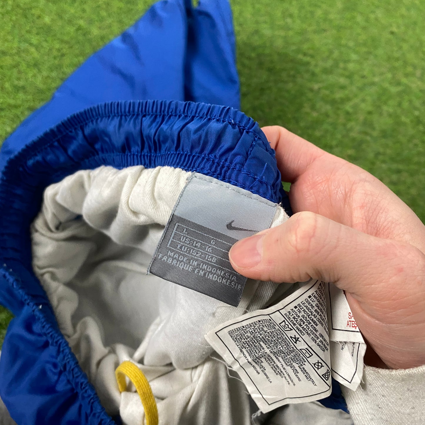 00s Nike Piping Joggers Blue XS