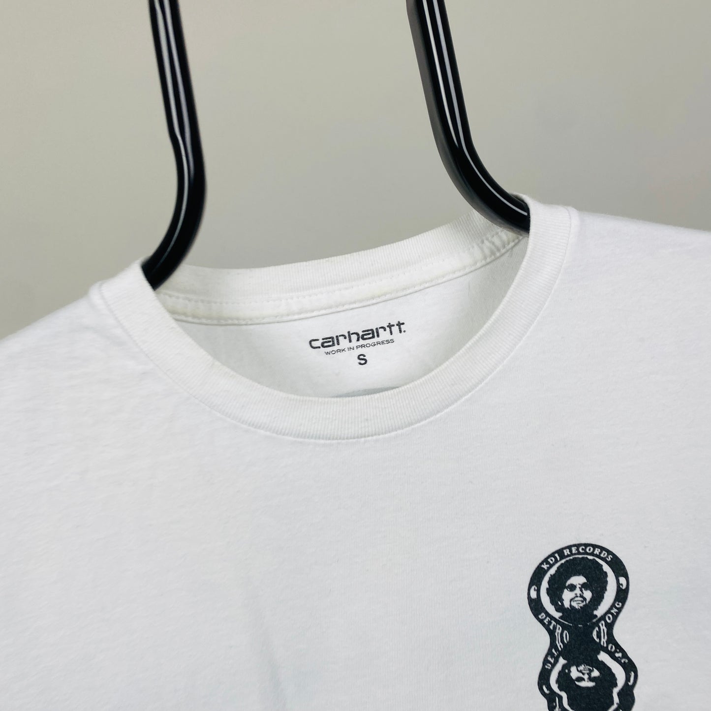 00s Carhartt KDJ Records T-Shirt White Small