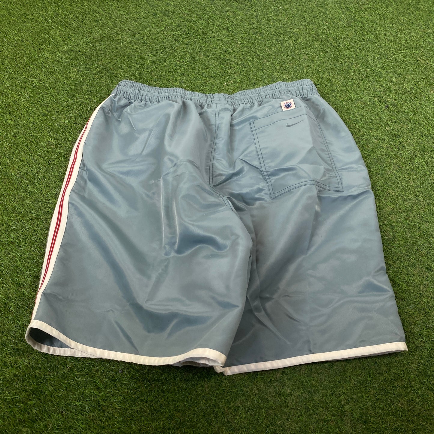 00s Nike Nylon Basketball Shorts Blue XXL