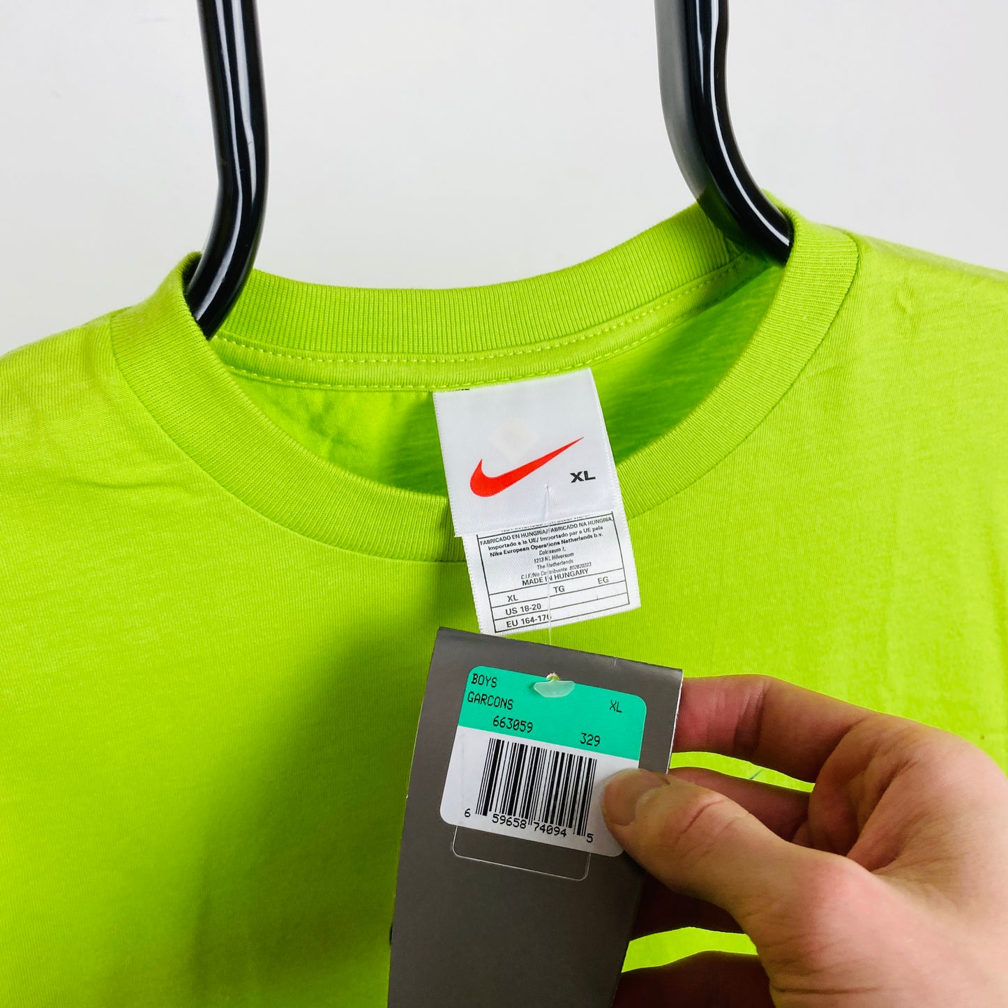 90s Nike T-Shirt Lime Green Small