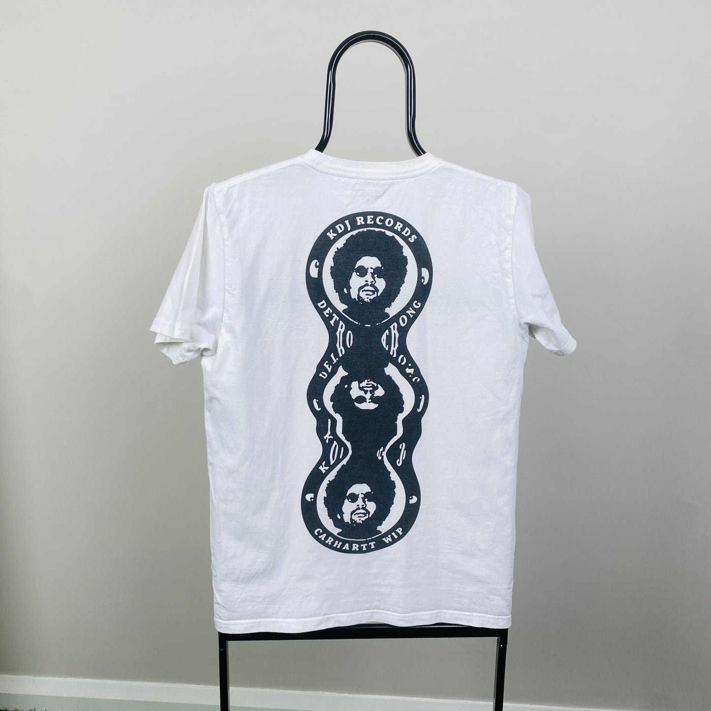 00s Carhartt KDJ Records T-Shirt White Small