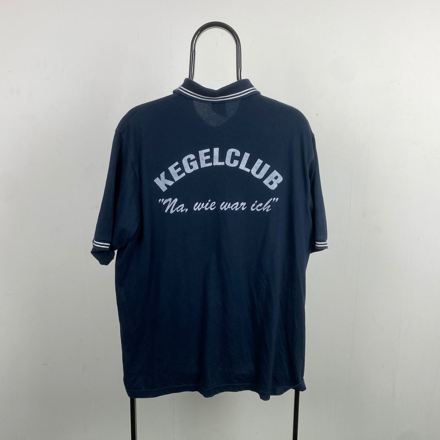 00s Nike Golf Polo Shirt T-Shirt Blue Large