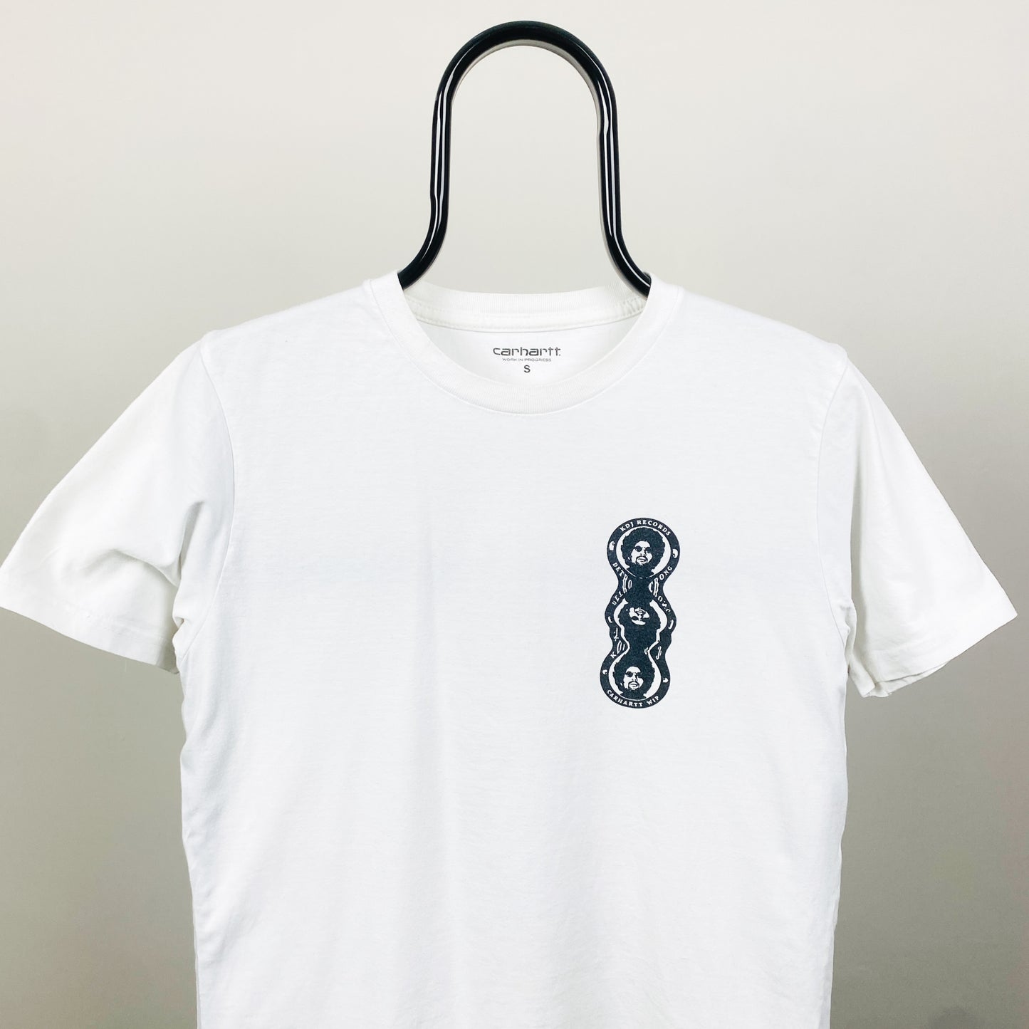 00s Carhartt KDJ Records T-Shirt White Small