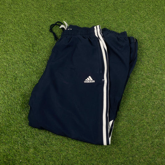 00s Adidas Piping Joggers Blue Medium