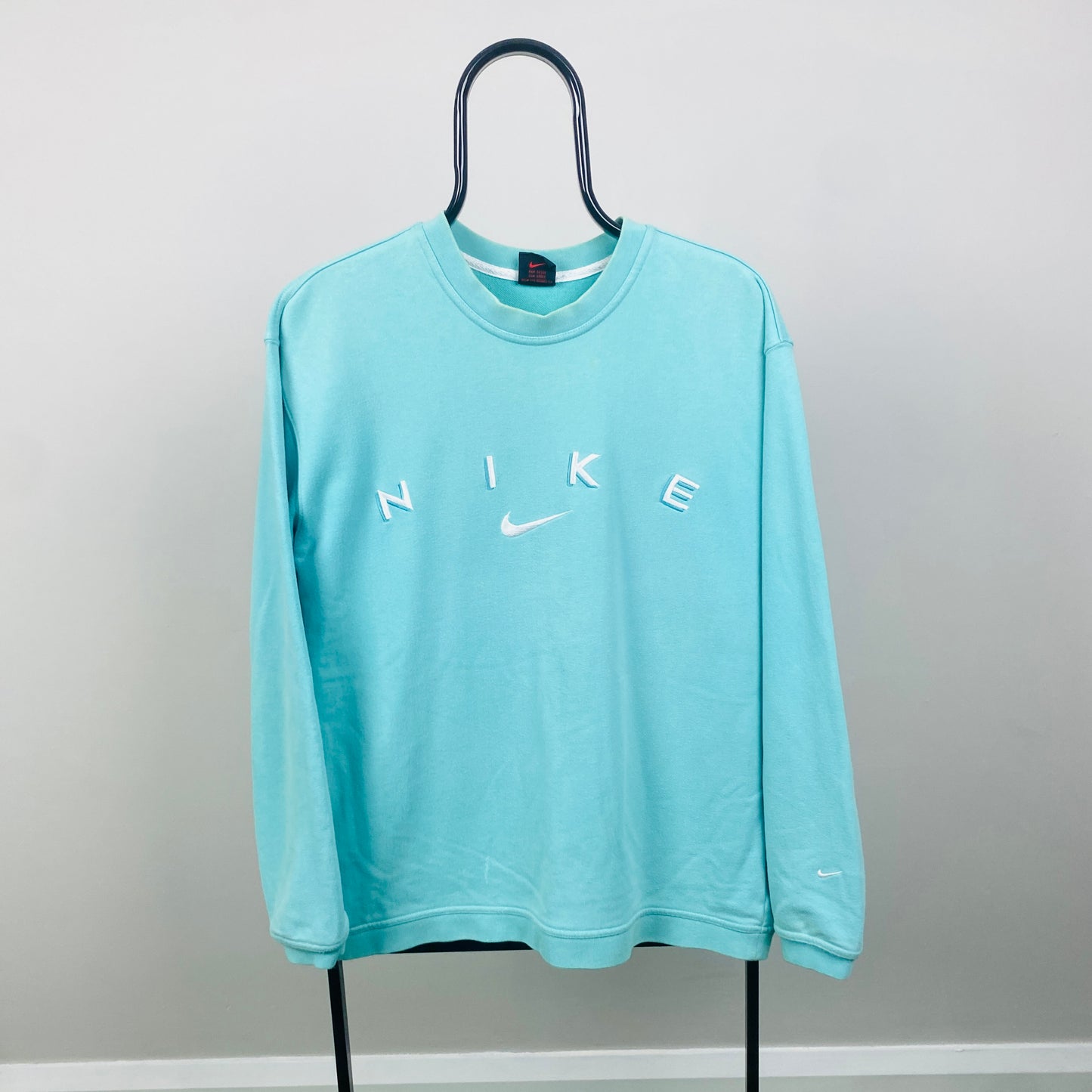 90s Nike Sweatshirt Blue Medium