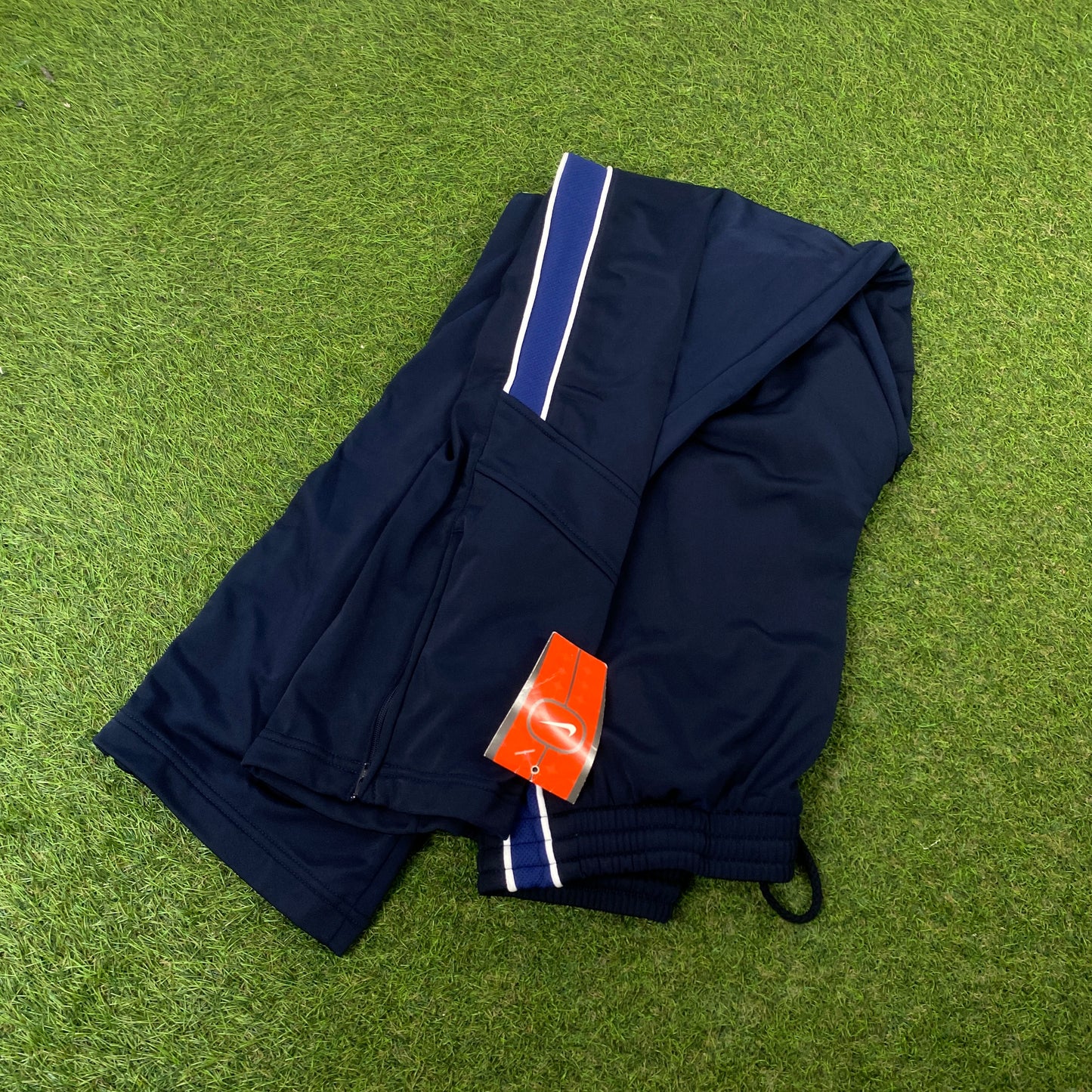 00s Nike Piping Joggers Blue Small