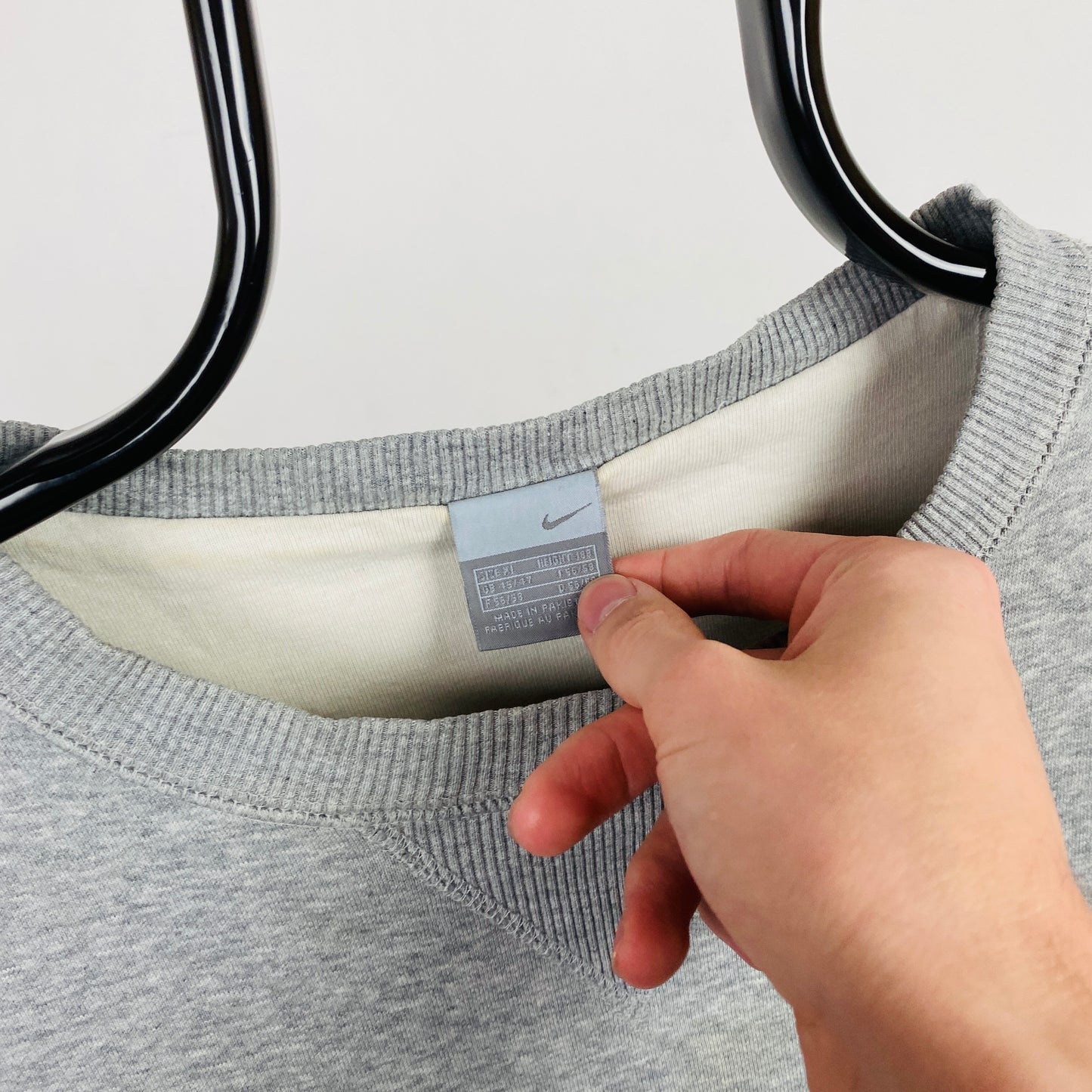 00s Nike Heavyweight Sweatshirt Grey XL