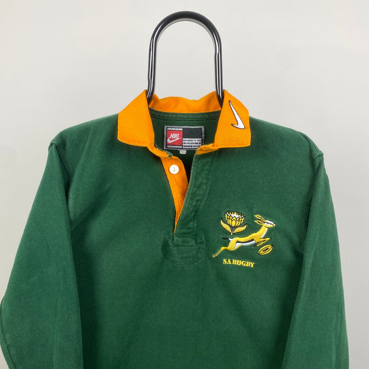 90s Nike South Africa Rugby Sweatshirt Green Small