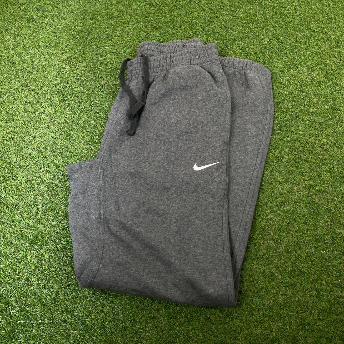 00s Nike Cotton Joggers Grey Medium