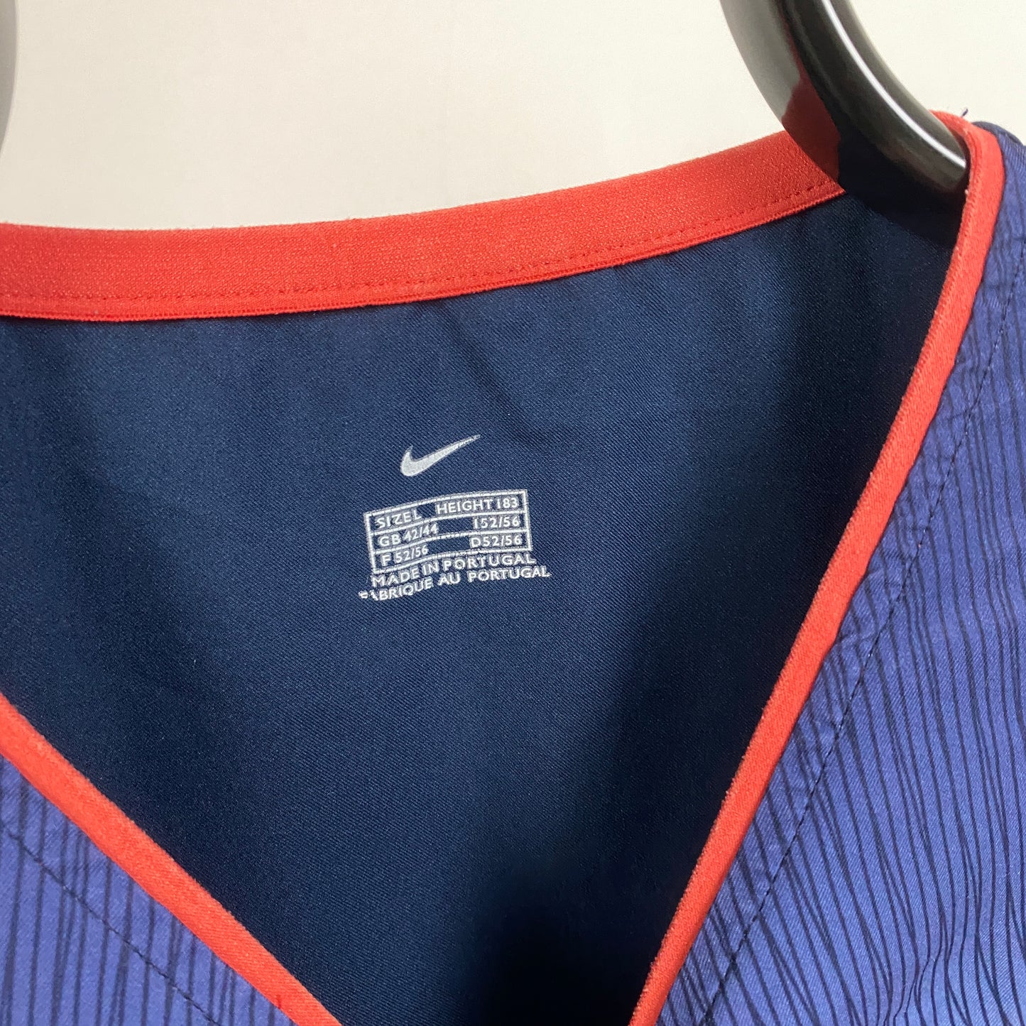 00s Nike Arsenal Football Shirt T-Shirt Blue Large