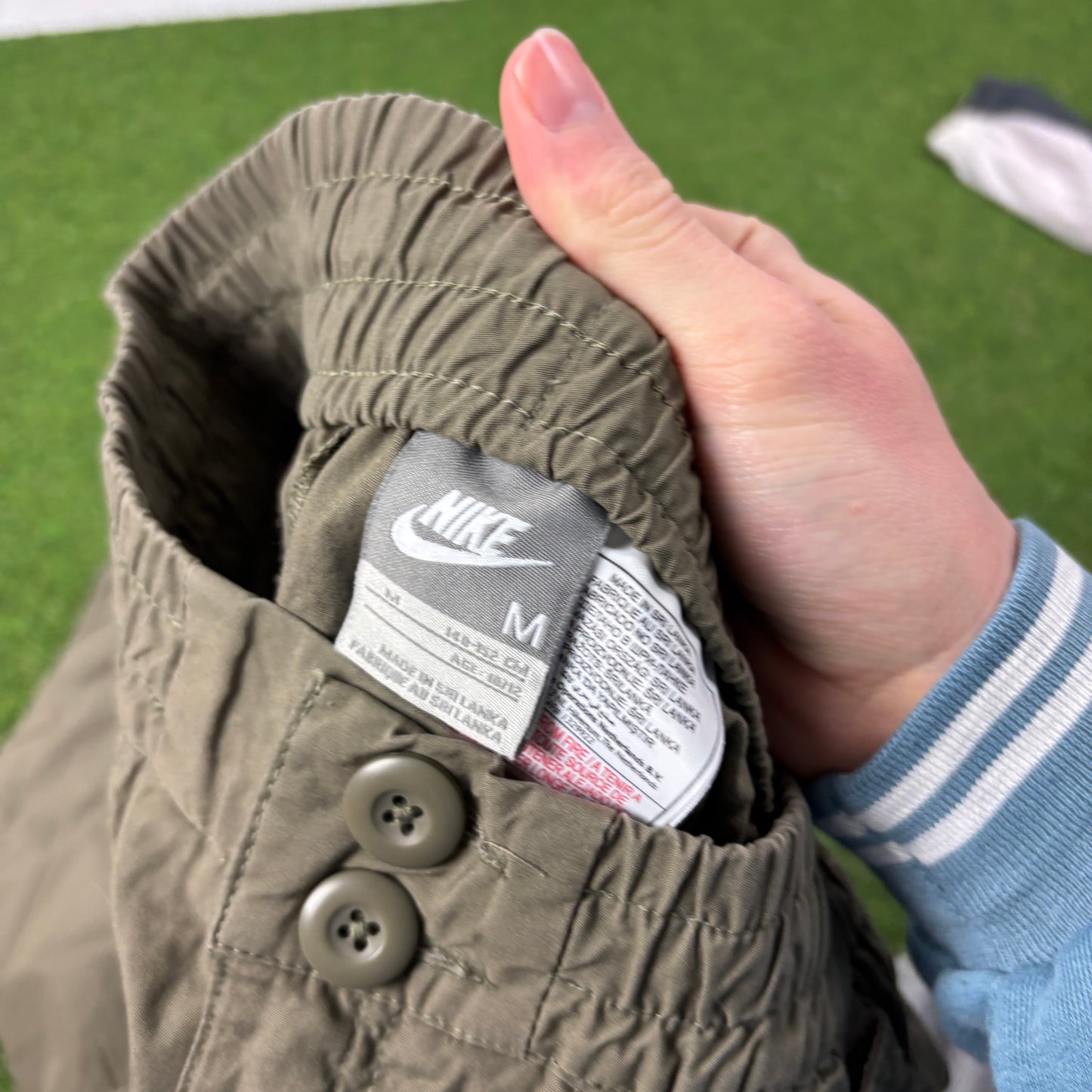 00s Nike Cargo Trousers Joggers Green XS