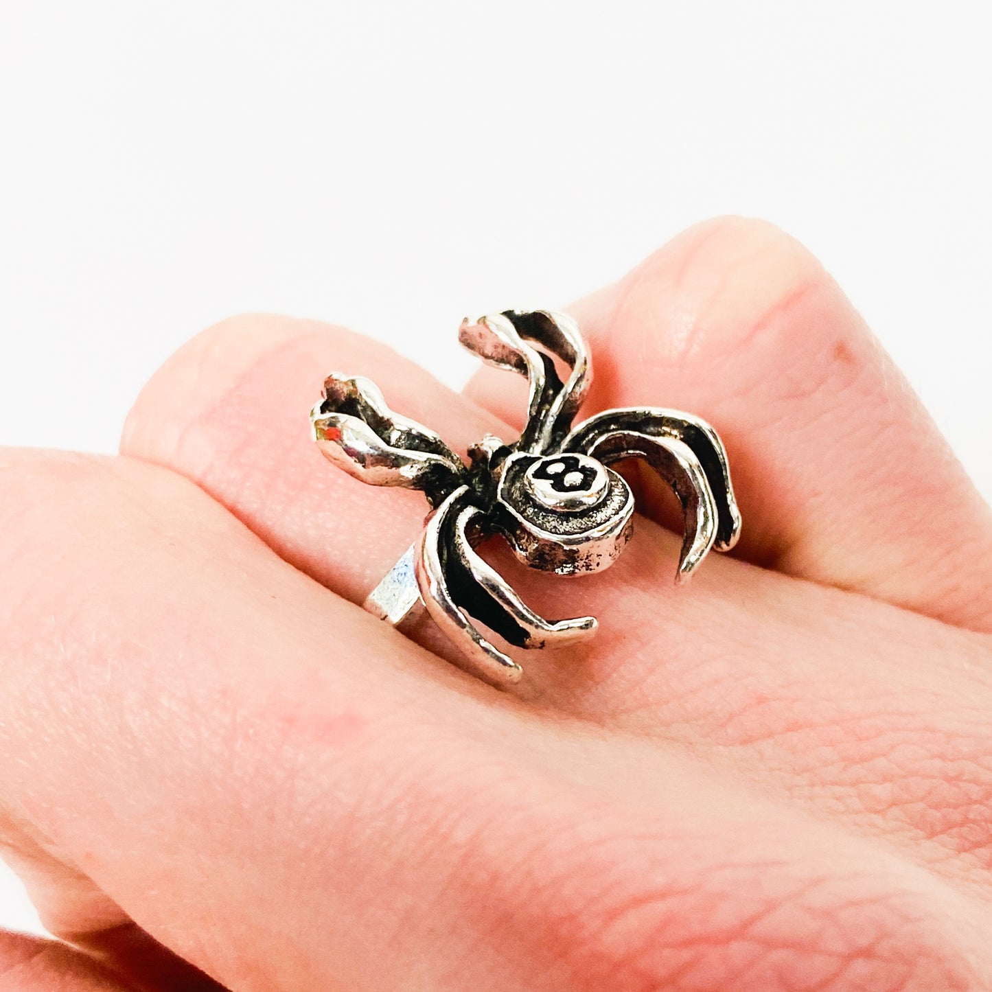 Vintage Spider 8 Ball Ring
