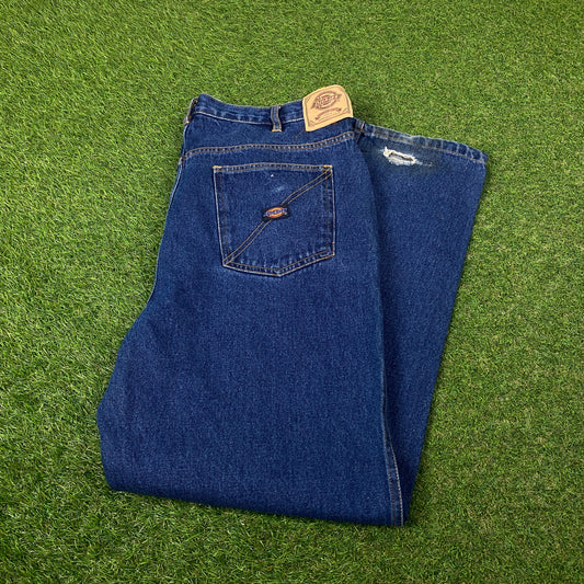 00s Dickies Denim Jeans Joggers Blue XL 40R