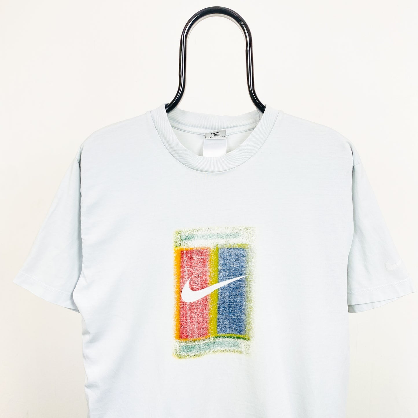 90s Nike Challenge Court T-Shirt Pale Blue Medium