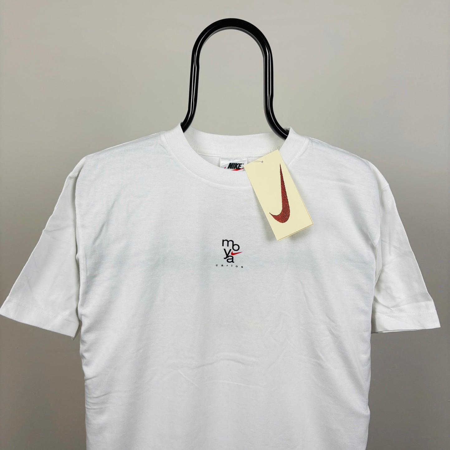 90s Nike Carlos Moya T-Shirt White Small