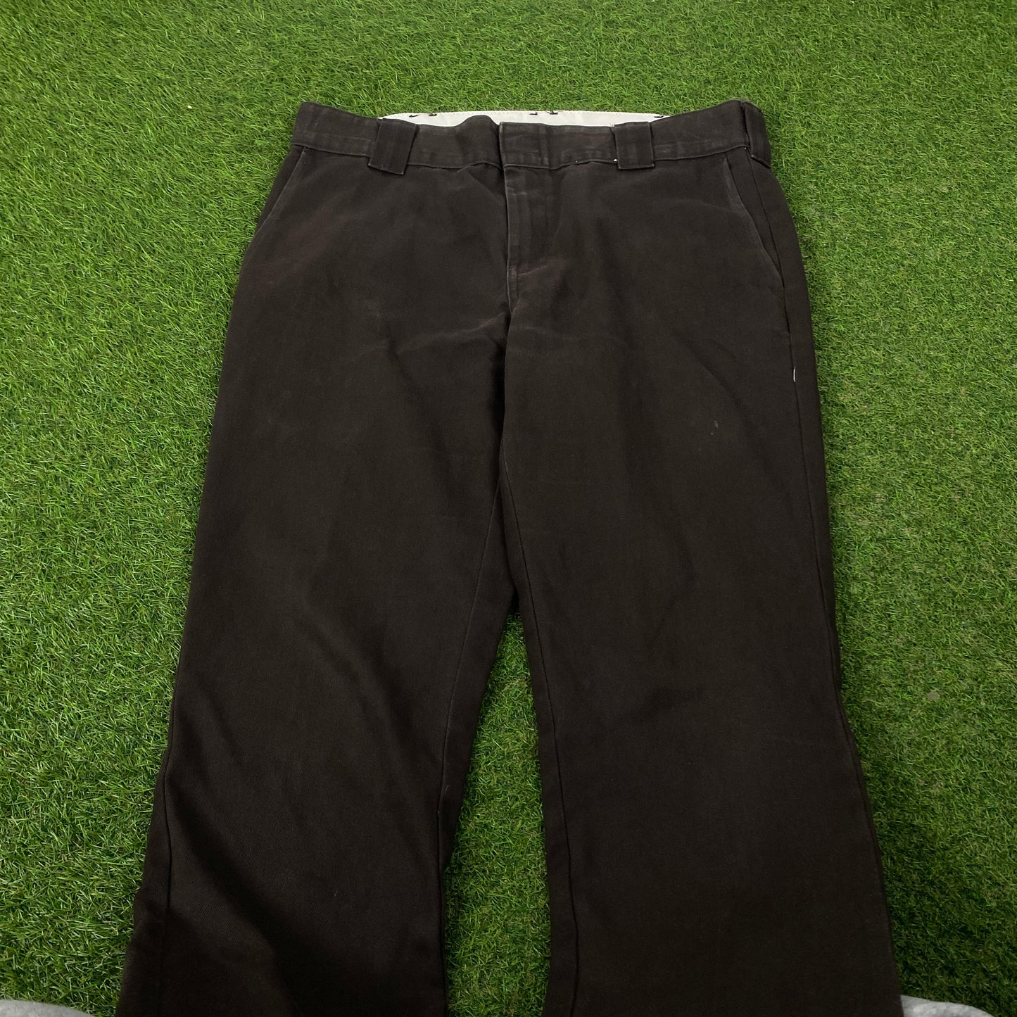 00s Dickies Cargo Trousers Joggers Brown Medium