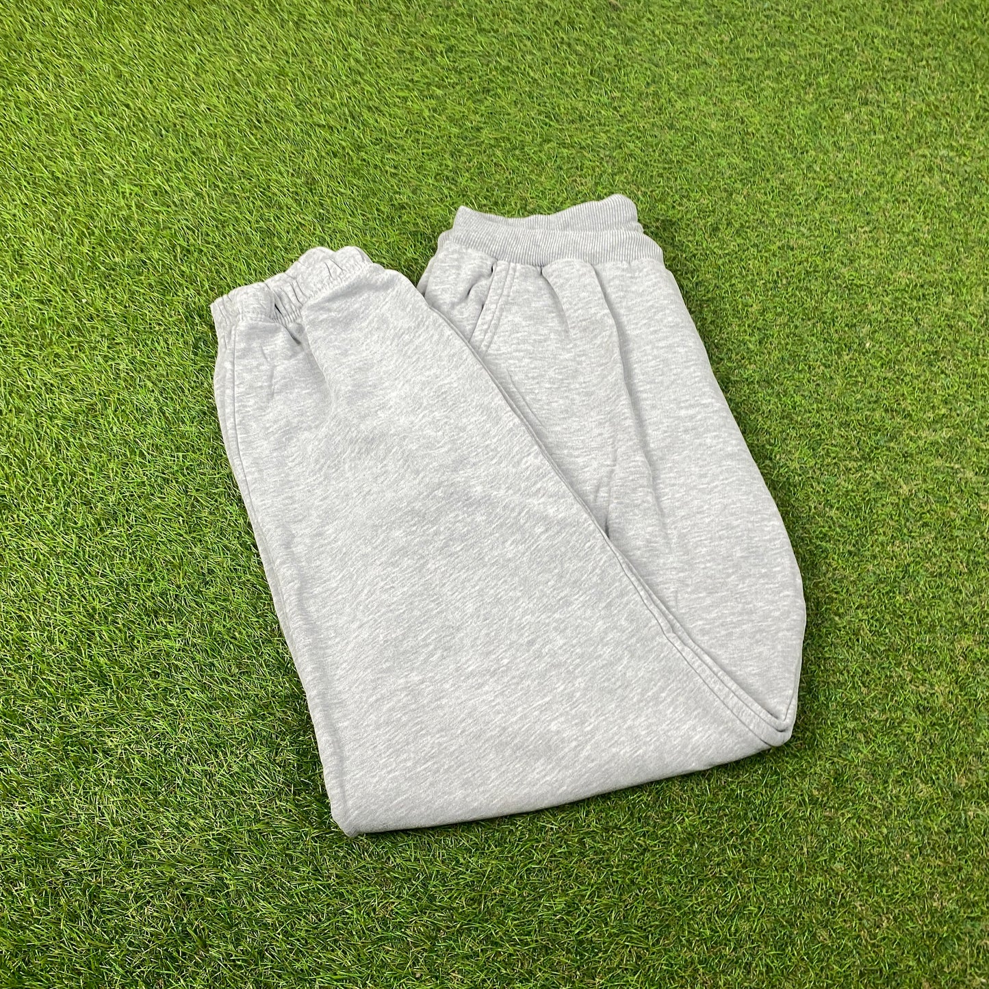 00s Nike Wide Leg Cotton Joggers Grey Small