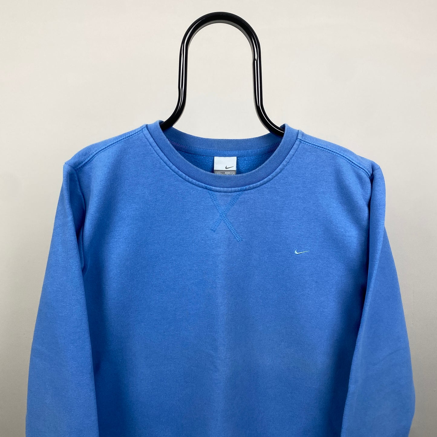 00s Nike Sweatshirt Blue Womens Medium