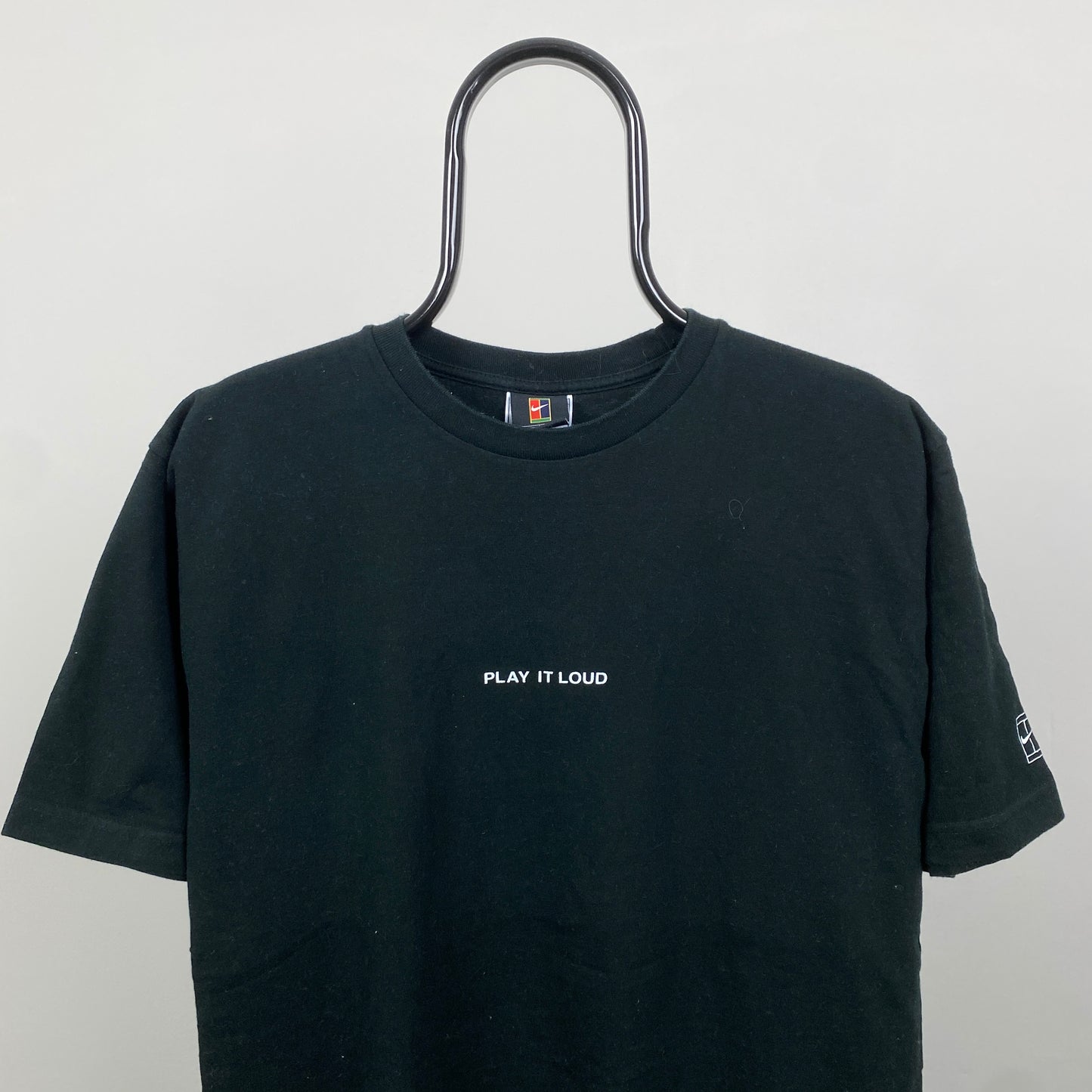00s Nike Court Tennis T-Shirt Black XL