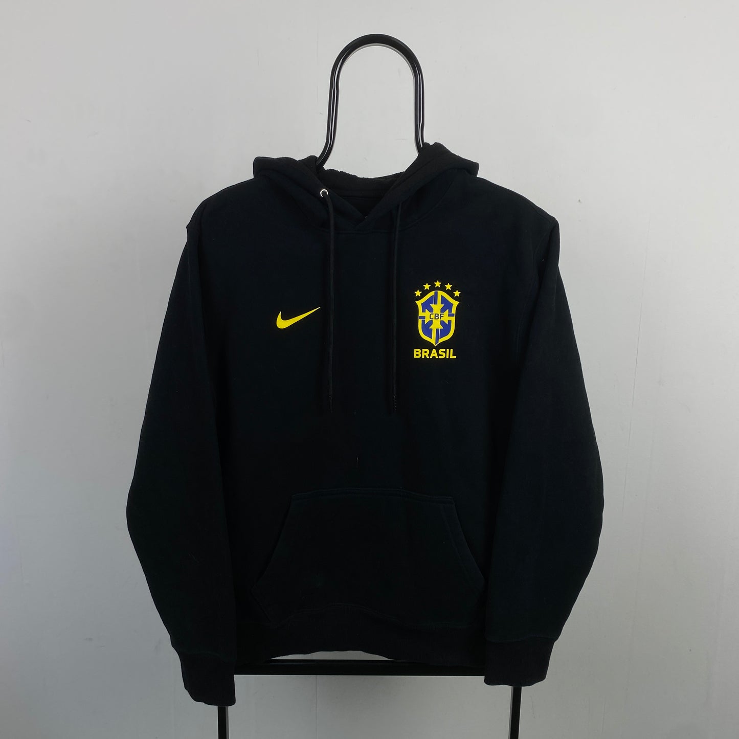 00s Nike Brazil Hoodie Black Medium