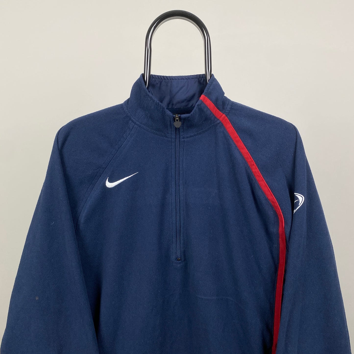 00s Nike Therma Fit Fleece Sweatshirt Blue Medium