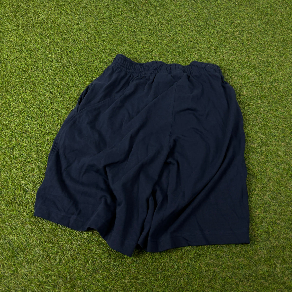 00s Nike Baggy Cotton Shorts Blue Small