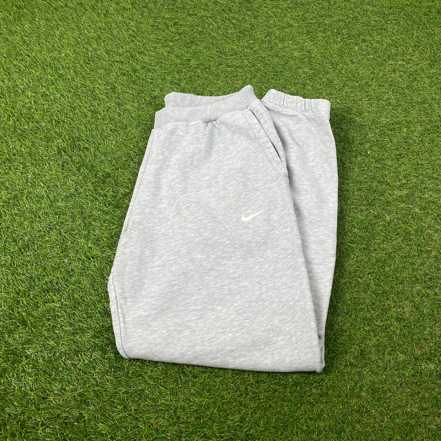 00s Nike Wide Leg Cotton Joggers Grey Small