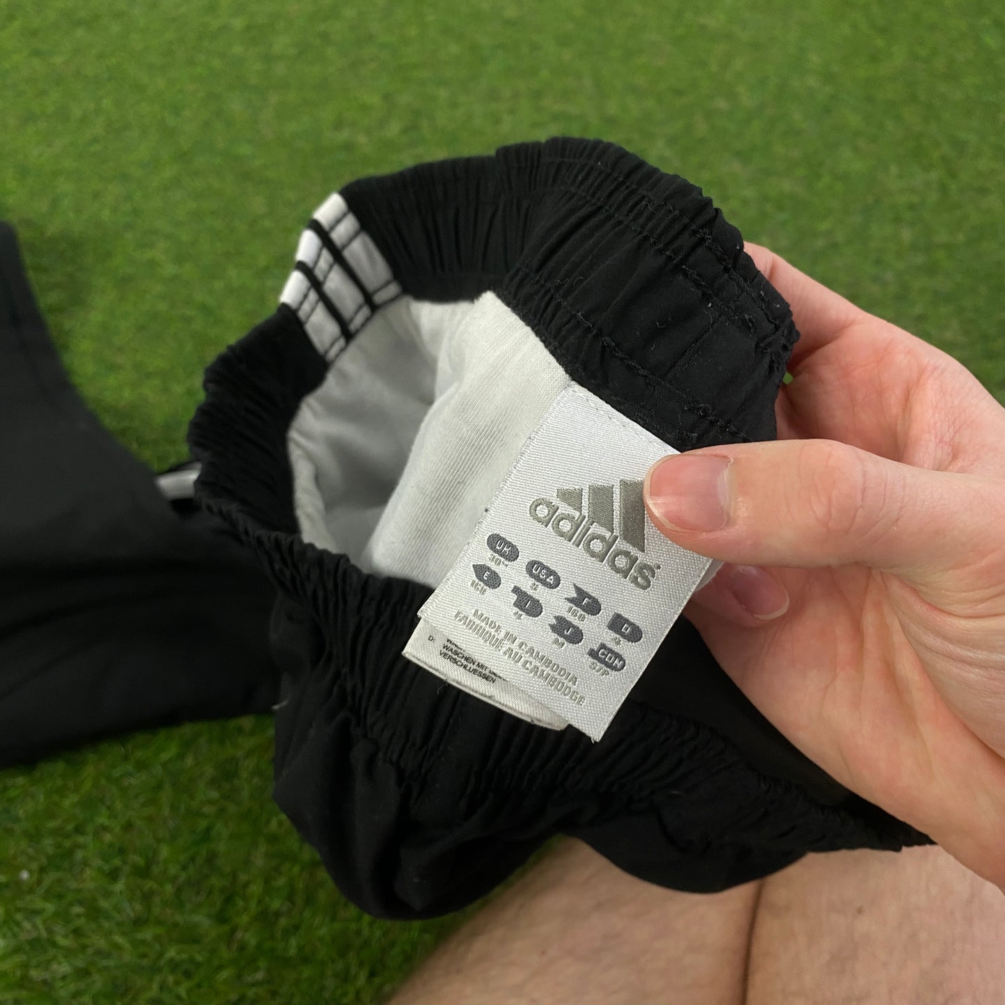 00s Adidas Joggers Black Small