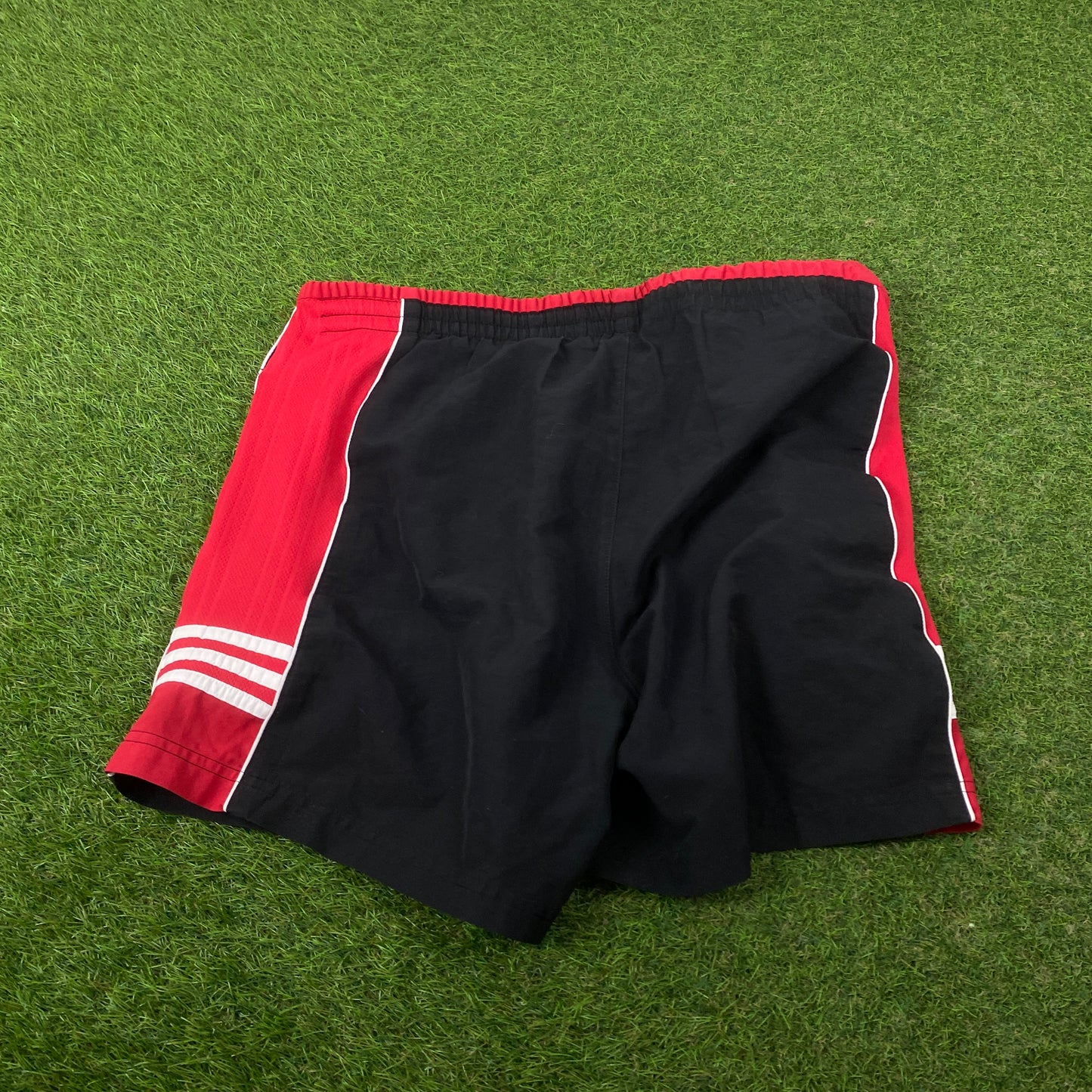 90s Adidas FC Nuremberg Football Shorts Black XL