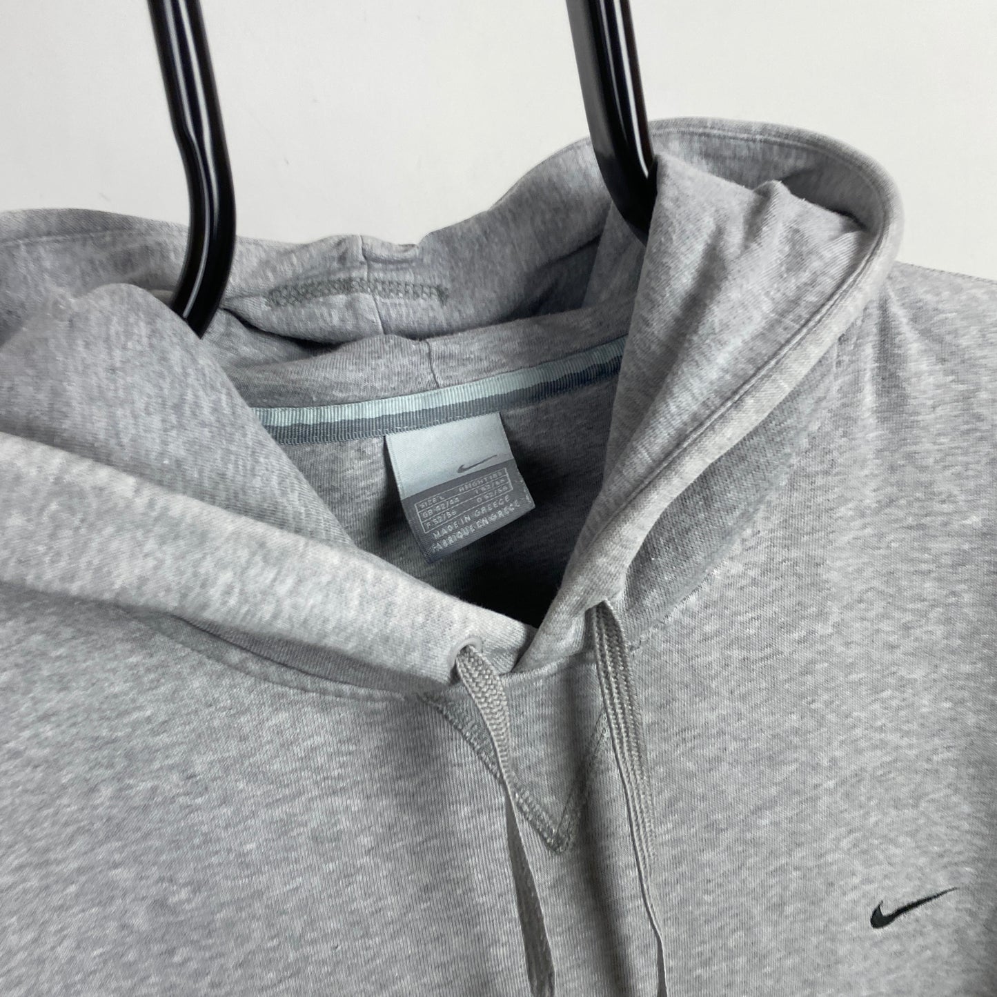 00s Nike Heavyweight Hoodie Grey Large