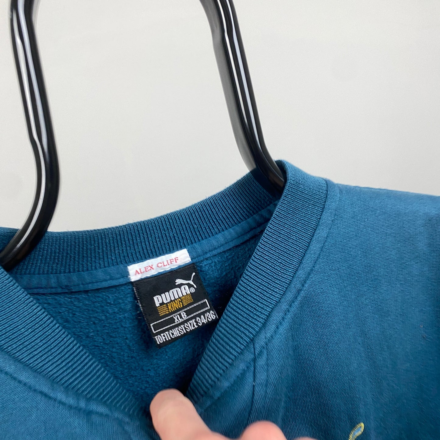 Retro Puma King Sweatshirt Blue Small