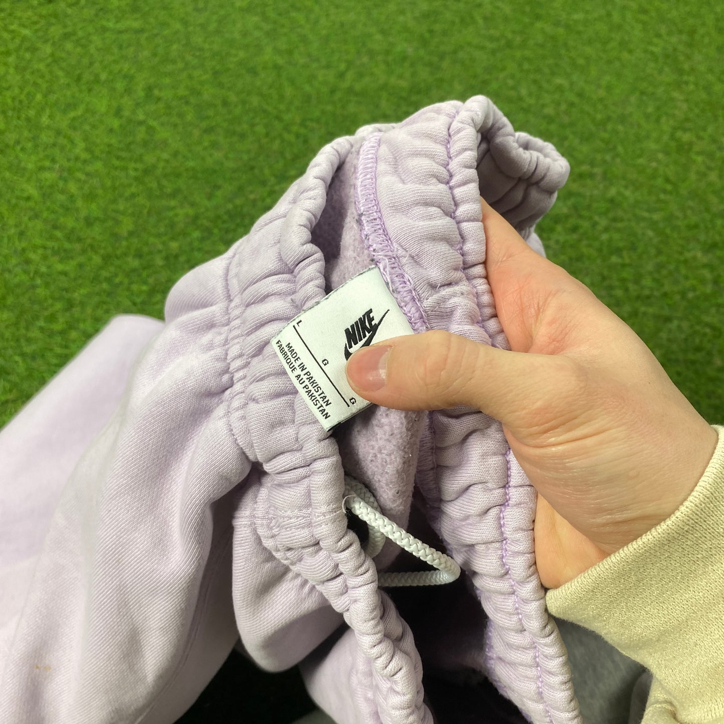 00s Nike Wide Leg Cotton Joggers Purple Large