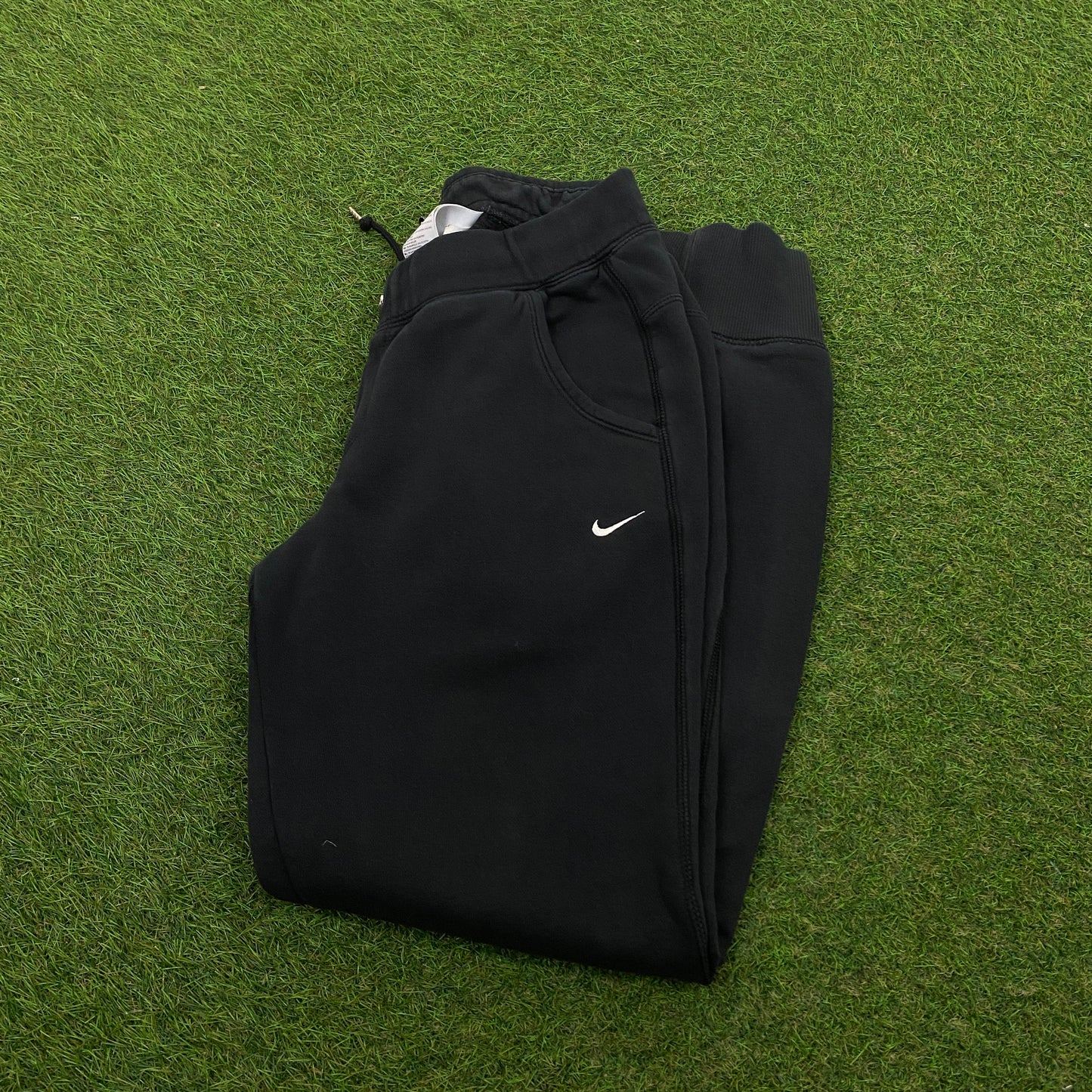 00s Nike Cotton Joggers Black Small