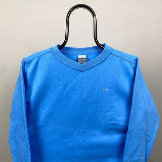 00s Nike Sweatshirt Blue Womens Medium