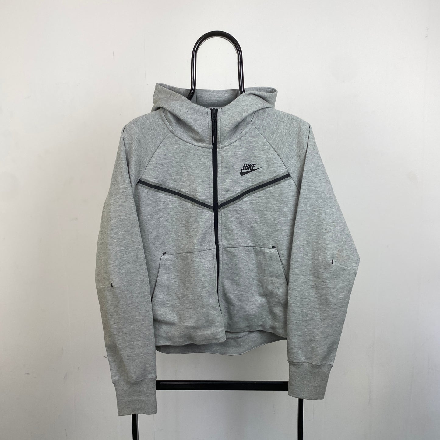 00s Nike Tech Fleece Hoodie Grey Small