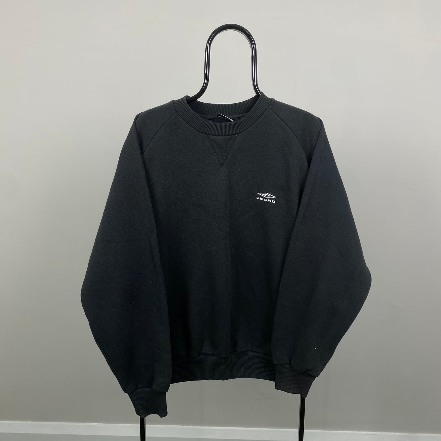 Retro Umbro Sweatshirt Black Large