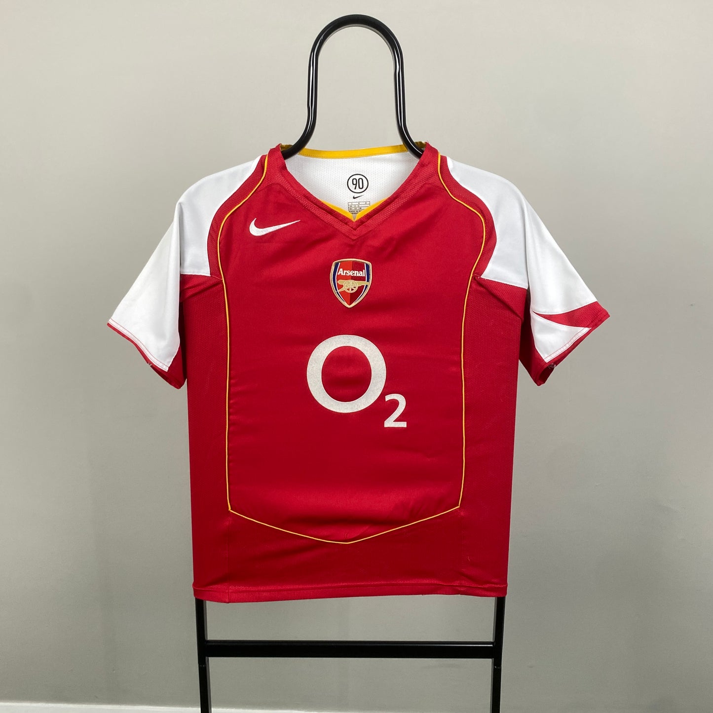 00s Nike Arsenal Football Shirt T-Shirt Red XS