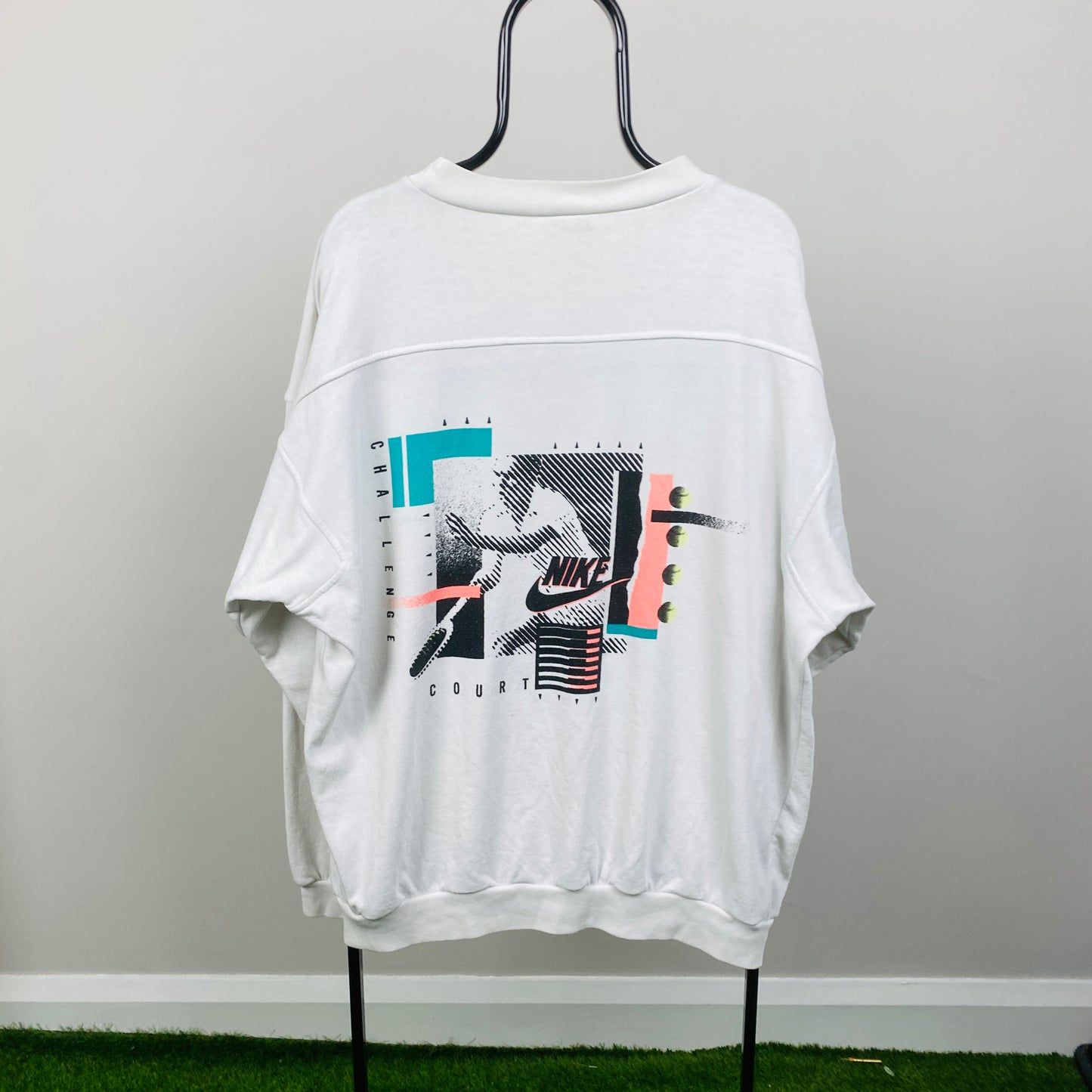 90s Nike Challenge Court Sweatshirt White XL