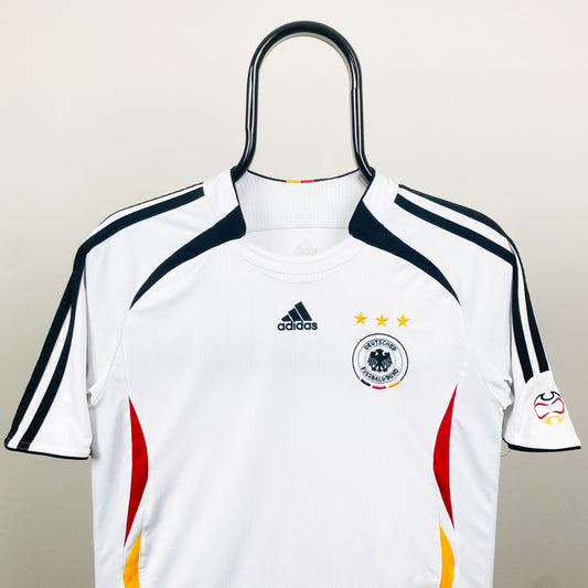 Retro 00s Adidas Germany Football Shirt T-Shirt White Medium