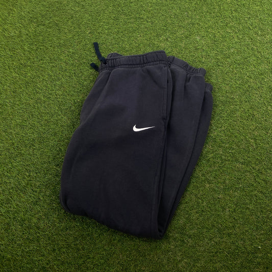 00s Nike Wide Leg Cotton Joggers Blue Small