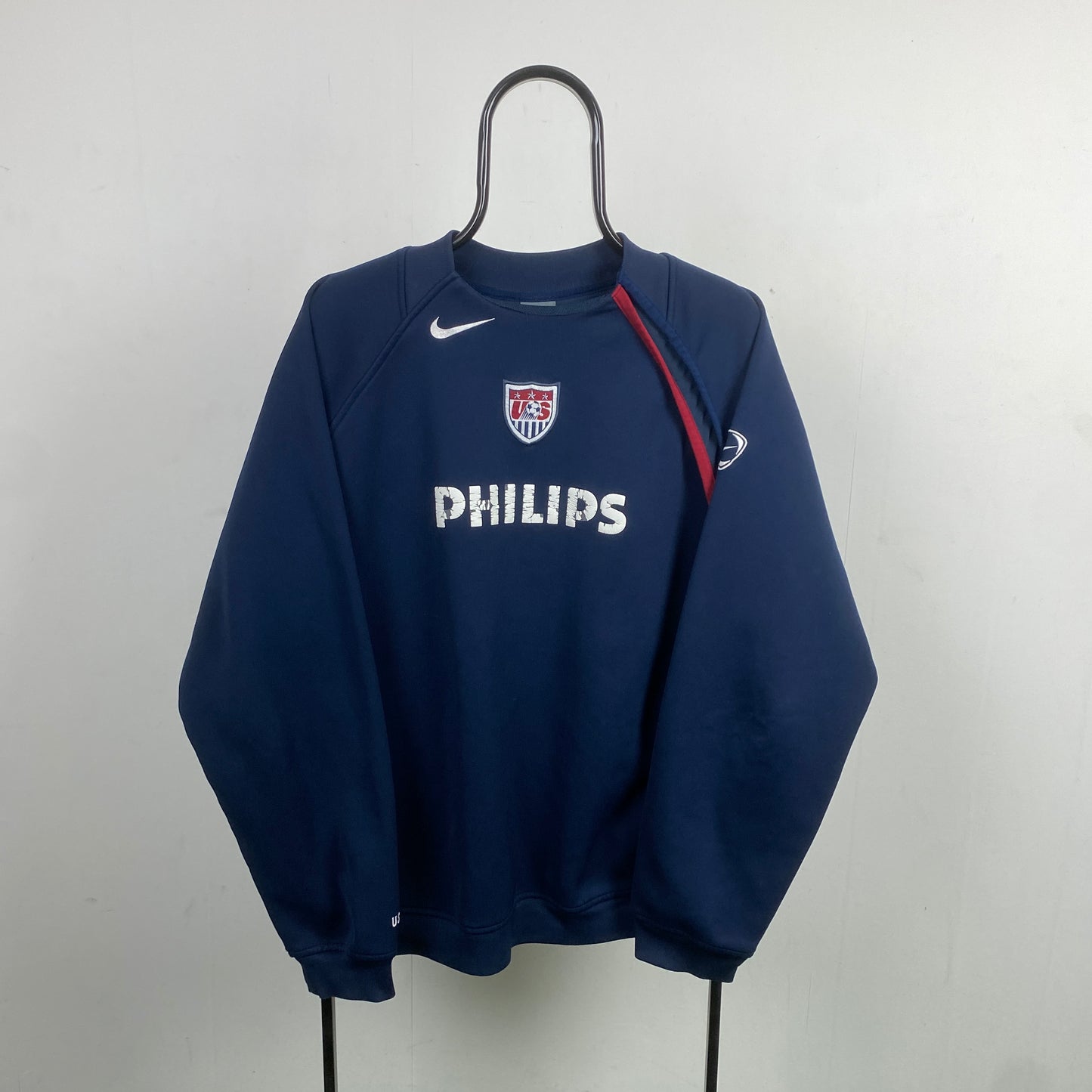 90s Nike USA Football Sweatshirt Blue XL