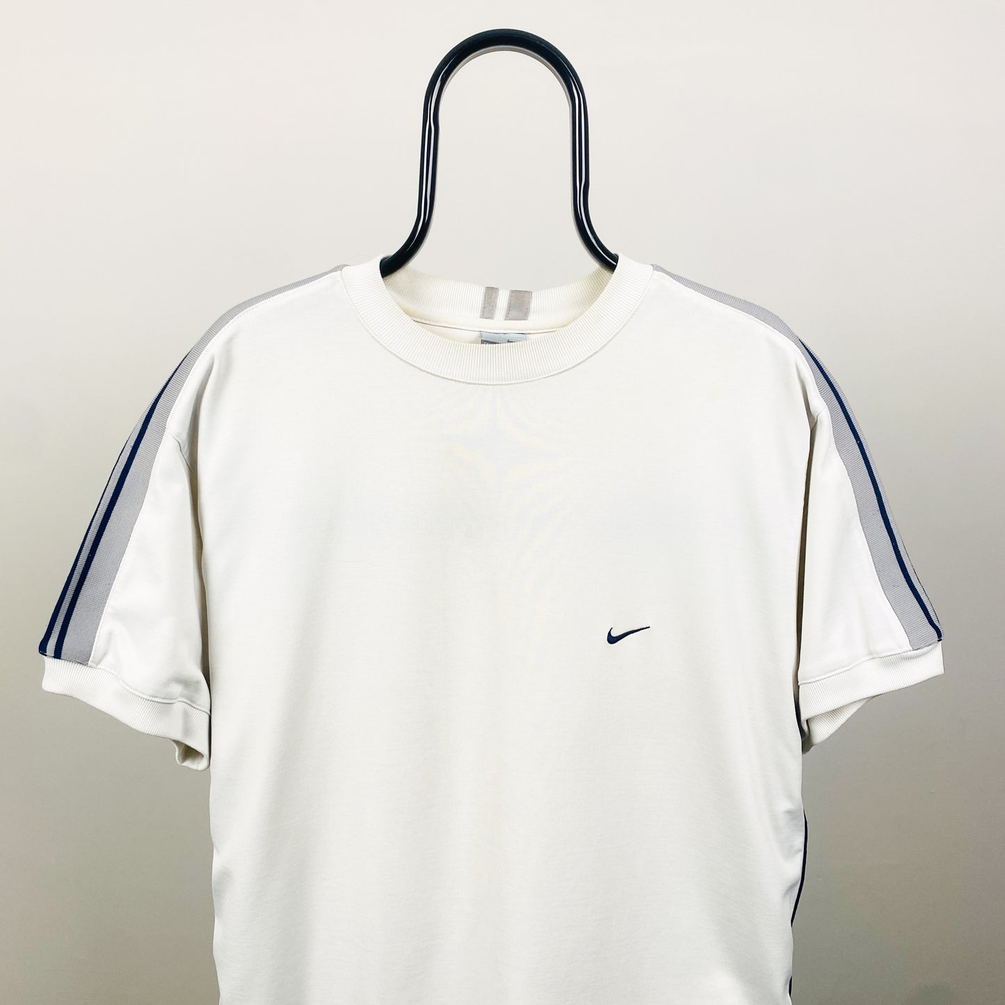 00s Nike Piping T-Shirt White Large