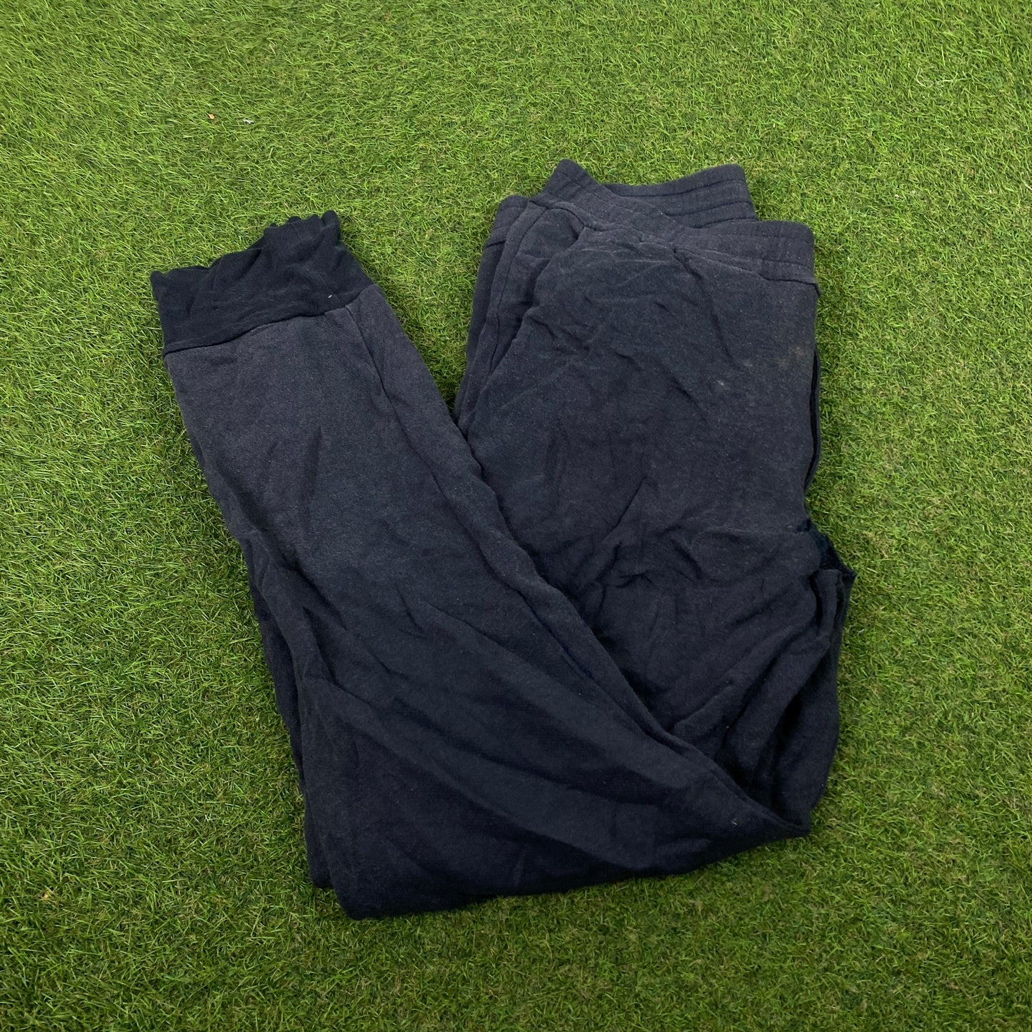 Retro Cotton Joggers Blue Medium