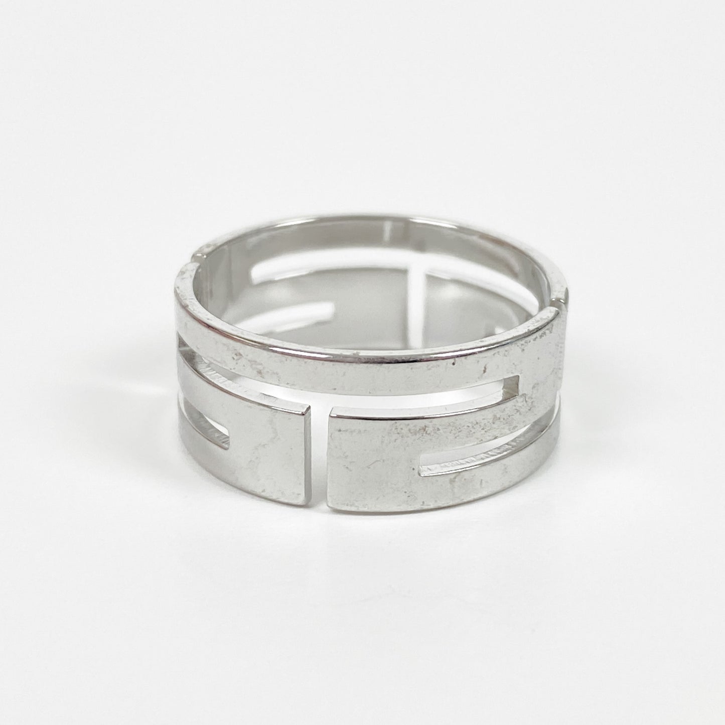 Vintage Retro Adjustable Band Ring Silver