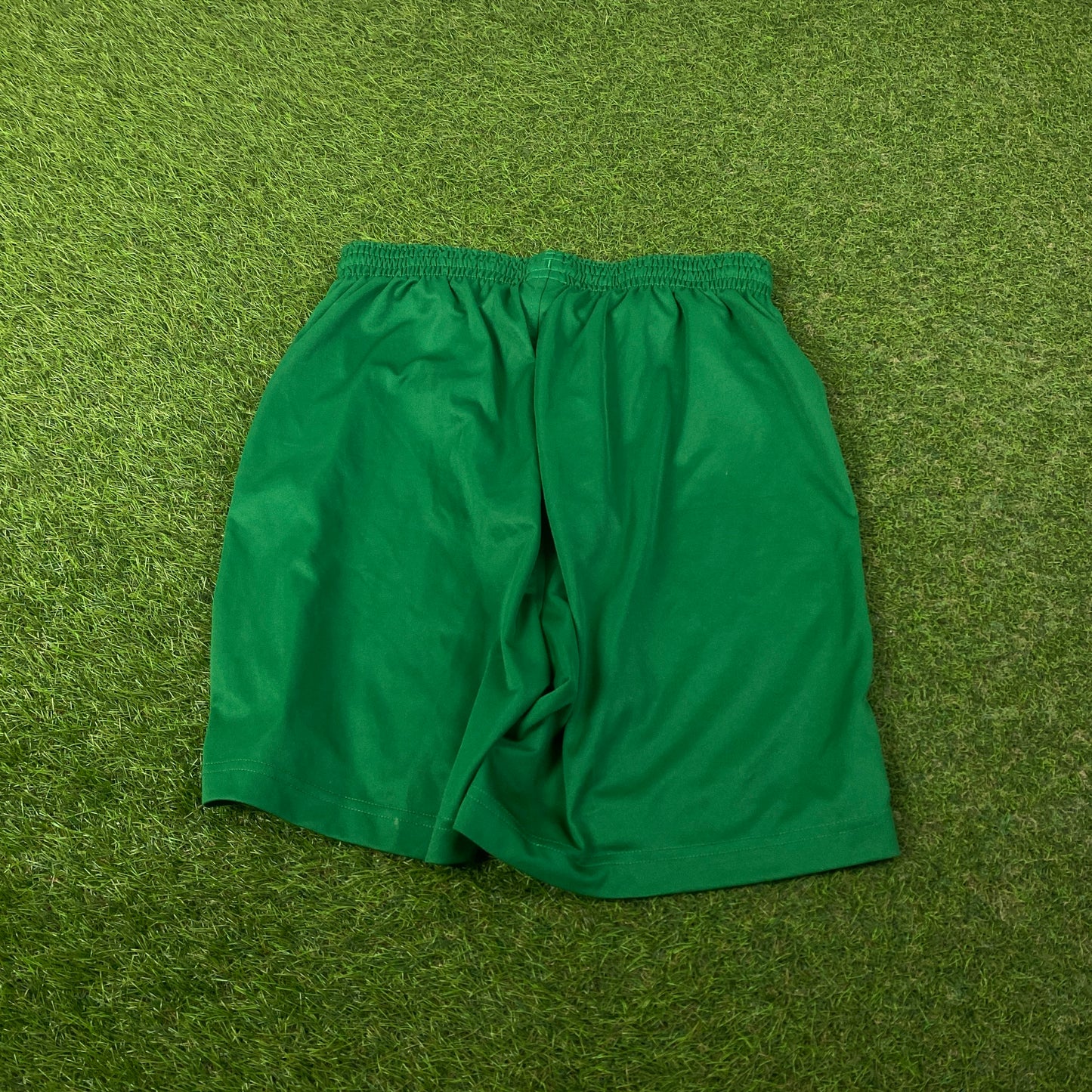 00s Nike Football Shorts Green Medium