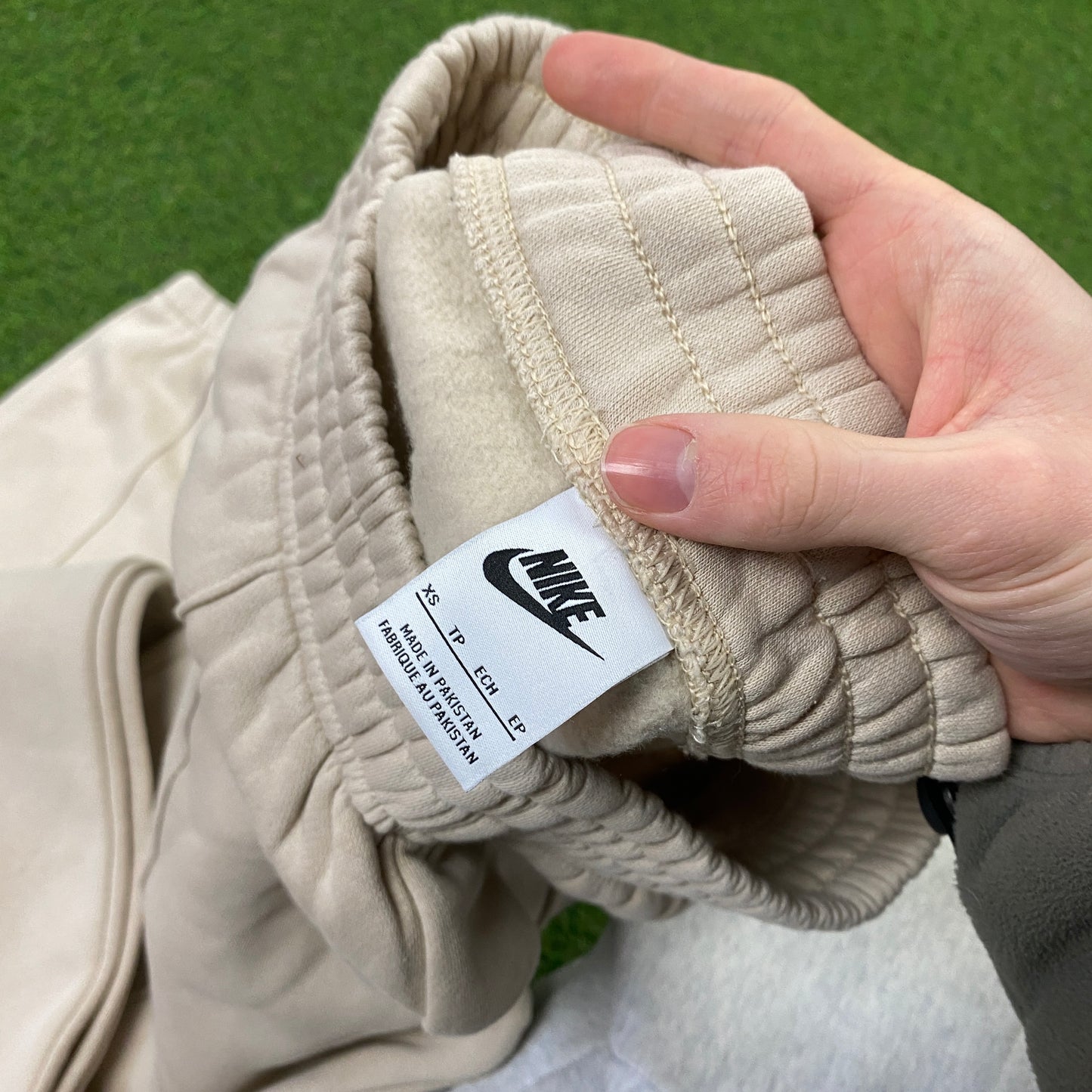 00s Nike Cotton Joggers Brown XS