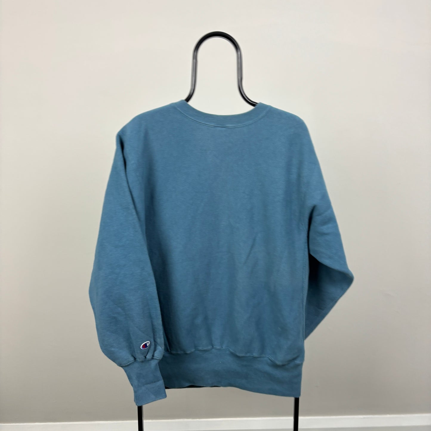 90s Champion Reverse Weave Sweatshirt Blue Large