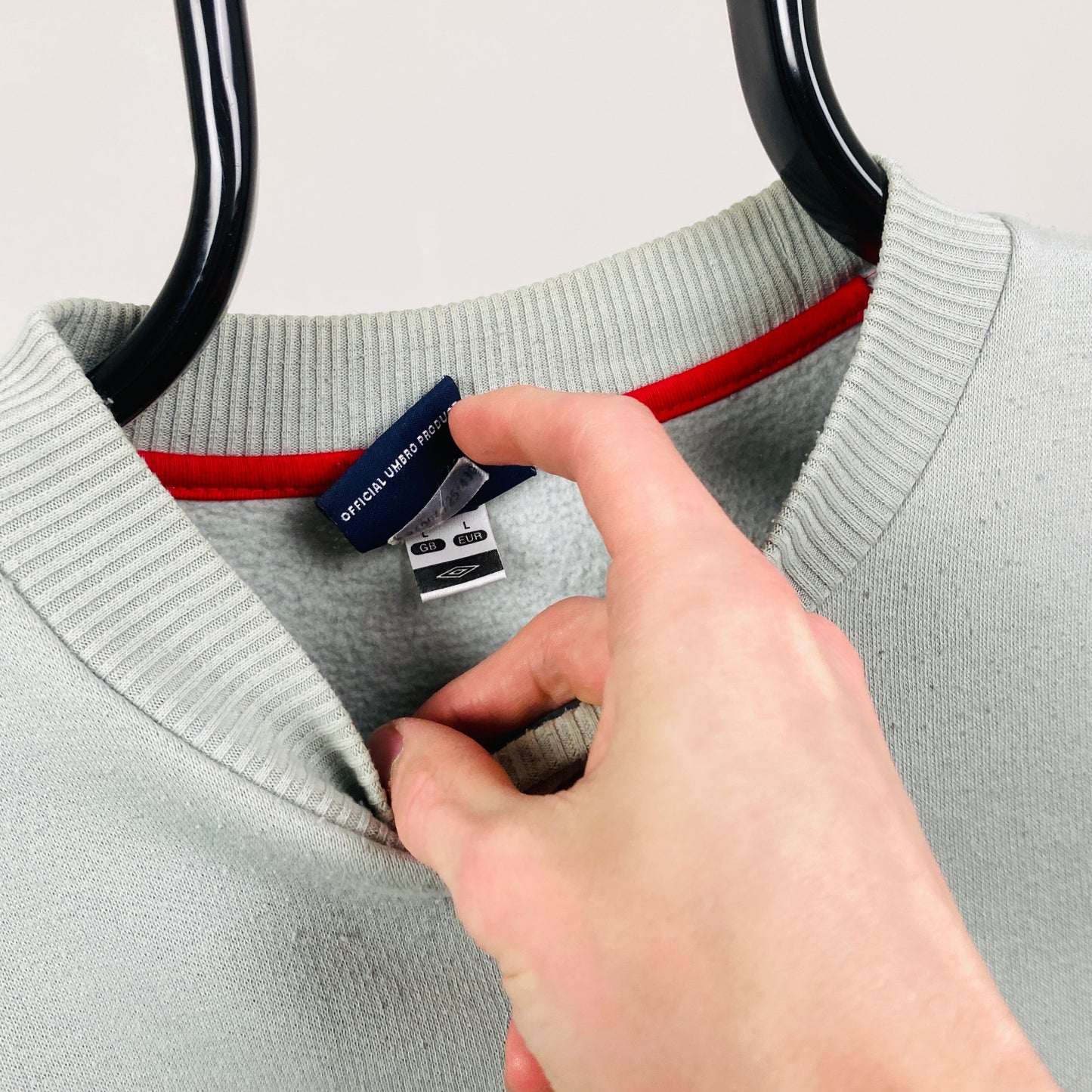 Retro Umbro Sweatshirt Blue Large