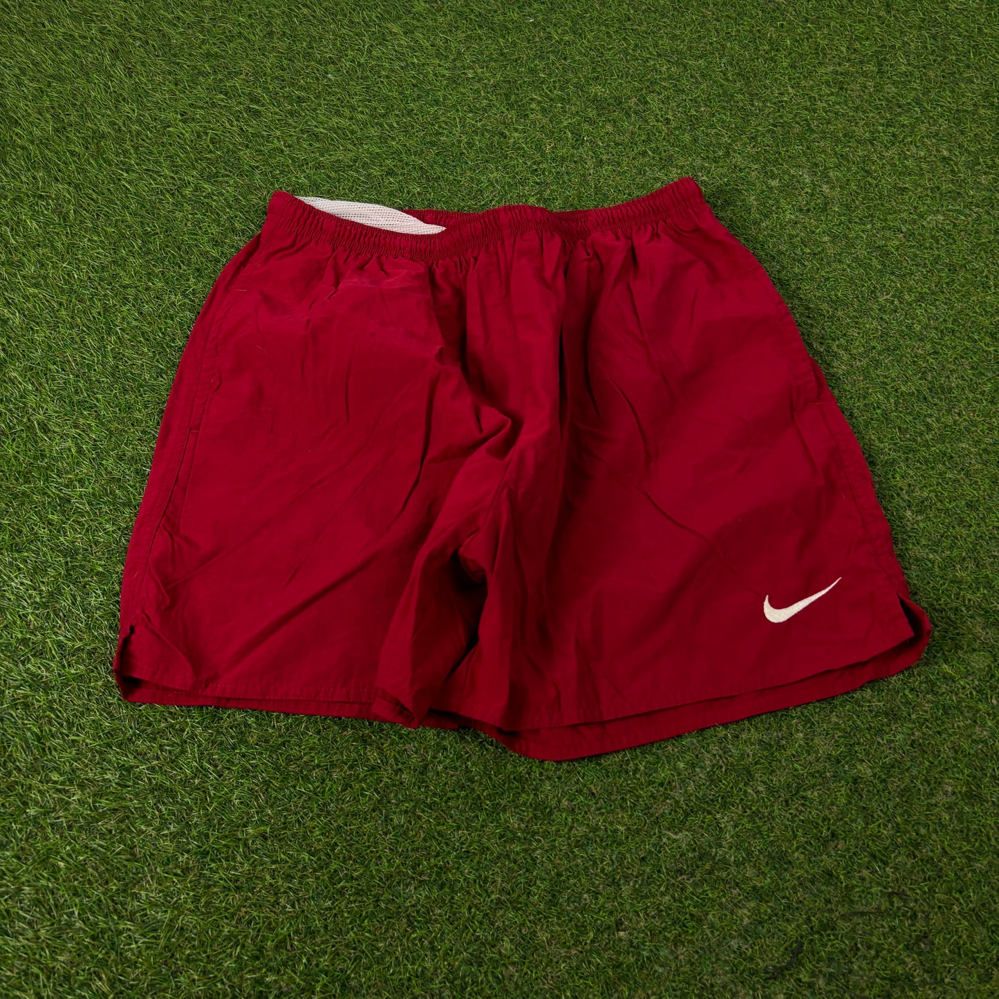 90s Nike Swim Shorts Red Large