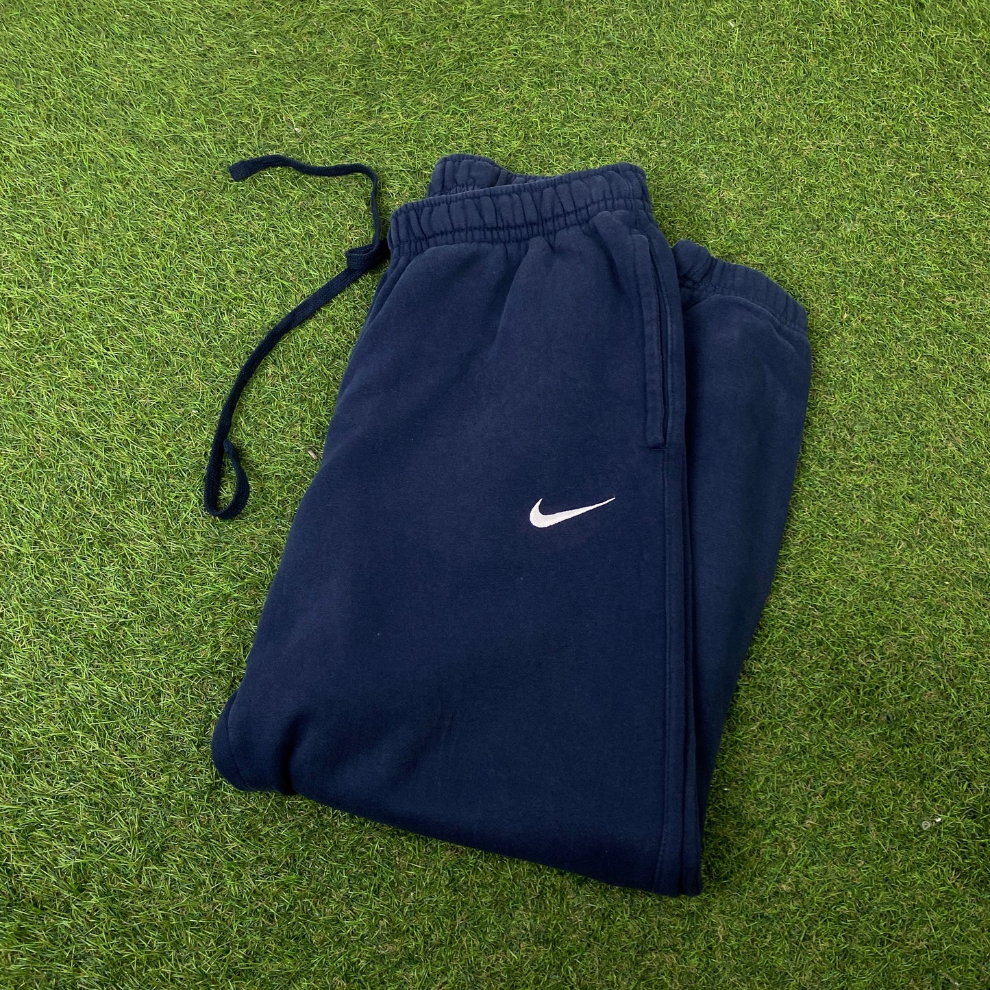 00s Nike Cotton Joggers Blue Small